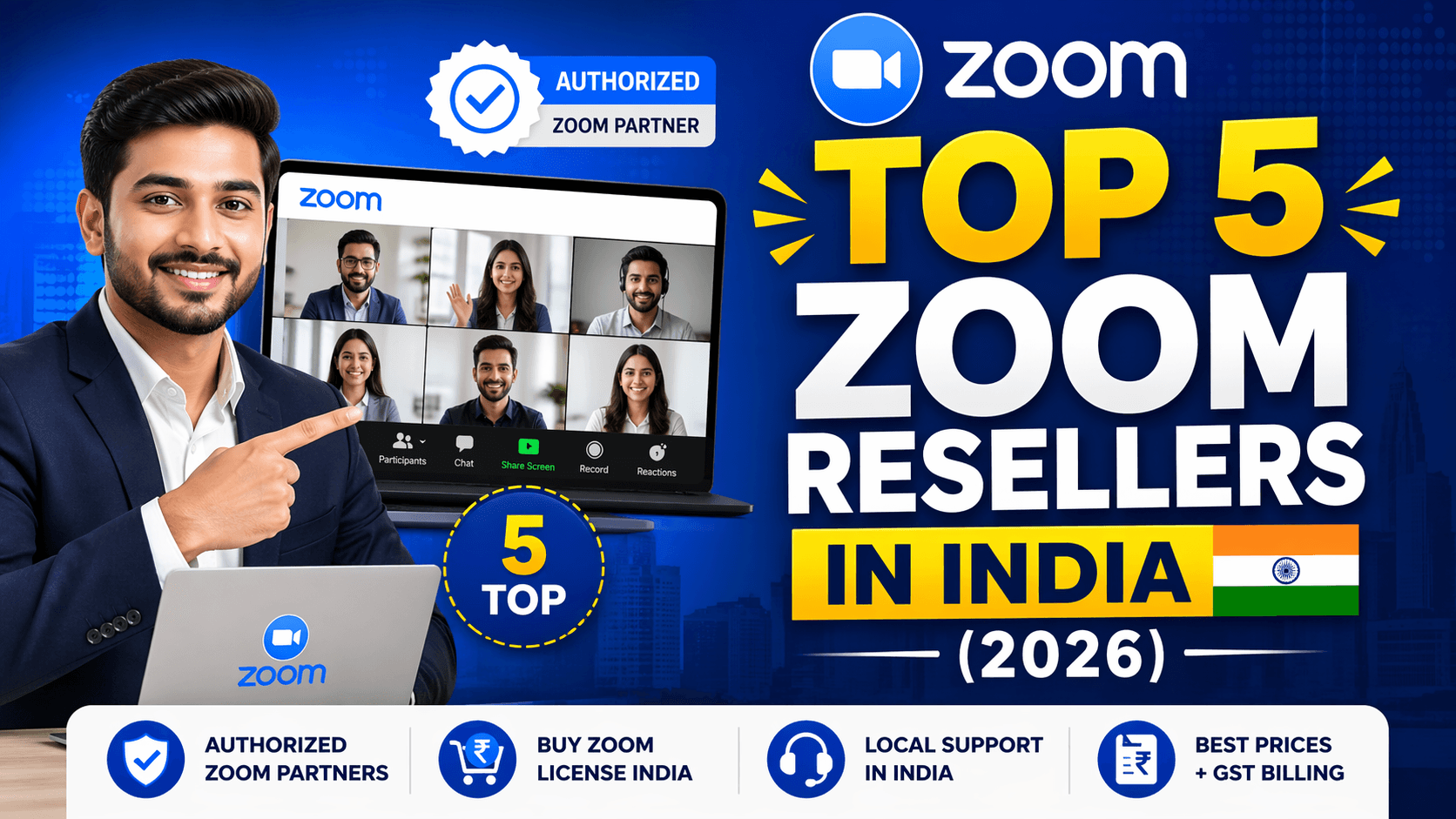 Top 5 Zoom Resellers in India (2026)